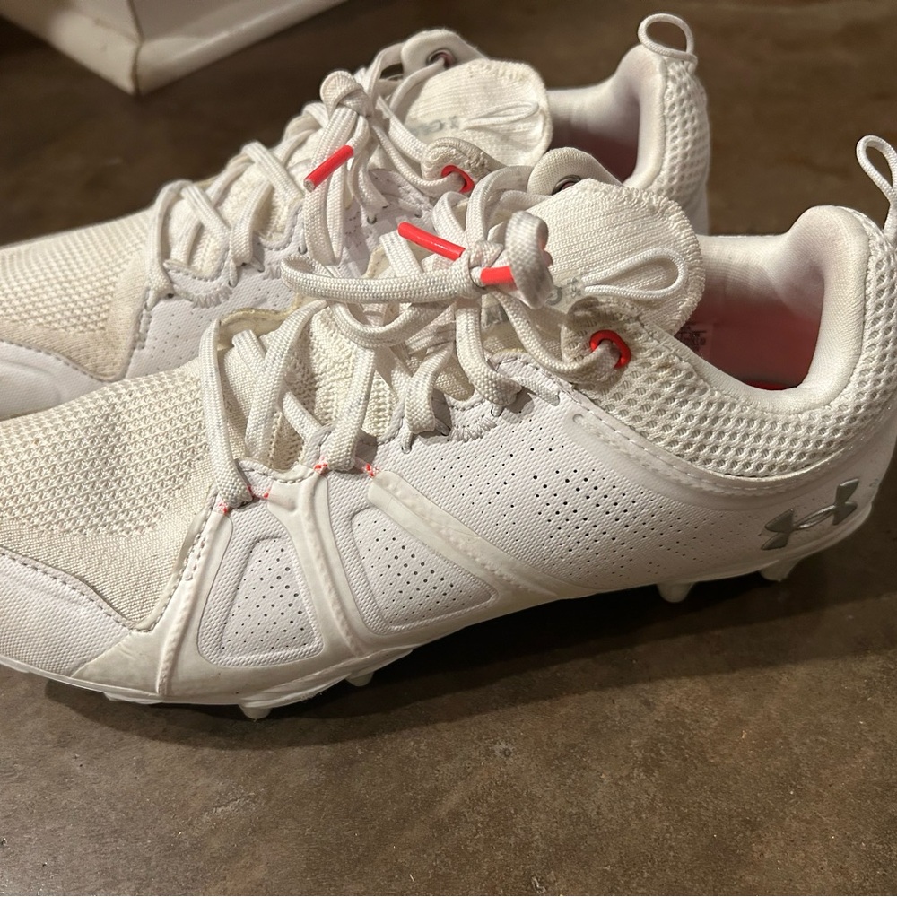Under Armour White Women's softball cleats